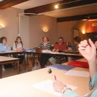 Réunion du bureau de l’ordre des infirmiers, présidé par Erik Steene.