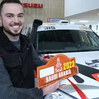 Adrien Imbert a pris la direction de Paris le week-end dernier avant de rejoindre lundi le bivouac par avion.