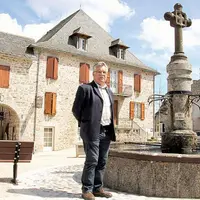 Christian Montin, maire de Marcolès, et prochainement président des Petites cités de caractère du Cantal. 