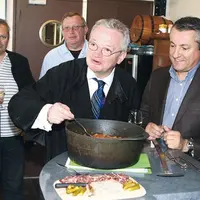 Jean-Luc Petitrenaud de passage à Aurillac, cette semaine, avant de passer le week-end à Salers pour la Fête de l’été et du casse-croûte.
