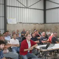Une vingtaine d’éleveurs ont apprécié la méthode interactive utilisée.