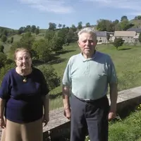 Albert Monier (ici avec son épouse), infatigable défenseur des retraites agricoles.