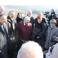 À Saint-Flour, l’Opération de revitalisation du territoire était illustrée sur le terrain par la visite du centre ancien.