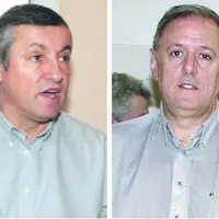 Christian Vabret et son principal opposant, Hugues Arnaud.