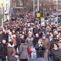 Une foule immense a parcouru les rues d'Aurillac.