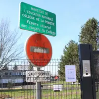 Le collège La Ponétie, à Aurillac, l'un des trois centres.