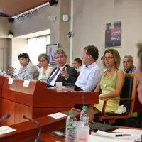 Pas le même avis sur la pertinence du Pacte : passe d’armes entre le président Bruno Faure et le conseiller d’Aurillac, Alain Calmette.