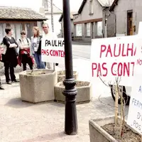 Des parents mobilisés comme ici à Polminhac.