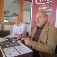 Gérard Veyrines et Dominique Gouze ont tracé la feuille de route de la chambre de métiers et de l’artisanat du Cantal.