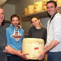 Une même ambition de valoriser leurs produits pour (de gauche à droite) Henri Navarro, David Garcelon, Margaux Charbonnel et Yannick Navarro.