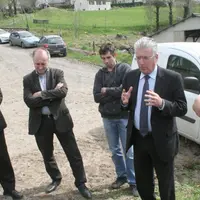 Jean-François Verdier a accueilli sur son exploitation le patron de SVA.