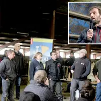 Jean-François Navarro, administrateur du Cif, a présenté le projet aux producteurs et entreprises. 