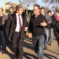 Richard Vignon était l'invité de l'éleveur Christian Montmourcy.