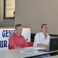 Vincent Granier, président et Jérôme Pignol, animateur.