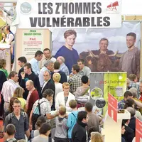 Une banderole sur le stand de la FRSEA au Sommet de l'élevage pour interpeler ministre, élus et grand public.