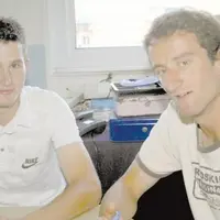 Marc Piganiol (à gauche) et Jean-François Navarro, d’ardents militants de la formation.