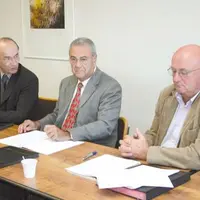 Jean-Pierre Mazel (Medef), Bernard Bouniol (CCI) et Jean Bruel (CGPME) présentent le nouveau club.