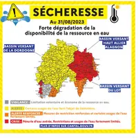 Zonage et restrictions en vigueur depuis le 1er septembre.