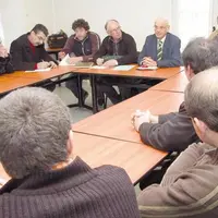 Vendredi midi, la section porcine de la FDSEA a investi les locaux de la DDAF avant d’être reçue par Christian Soismier, son directeur.