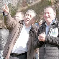 Vincent Descoeur, président de la Saem, et Hervé Pounau, directeur
de la station.