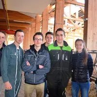 Céline, Jérôme, Bastien, Pierre, Cyril… élèves aujourd’hui, éleveurs demain.