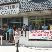 Une quarantaine de producteurs de Châtaigneraie et Margeride avaient fait le déplacement.