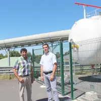 Jean-Pierre Chateau et Pierre-Olivier Prévot, un nouveau tandem au pilotage de la Sopa implantée à Cros-de-Montvert.