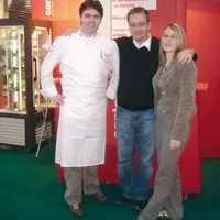 Serge Vieira et sa compagne Marie-Aude aux côtés de Bruno Avignon.