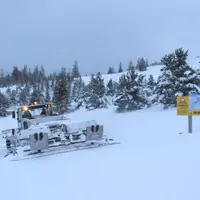 Les fortes chutes de neige de la semaine dernière ont été mises à profit pour préparer les pistes par un damage régulier.