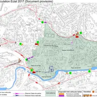 Une trentaine d’agents assureront les contrôles des différents points d’entrées avec un stationnement interdit en zone verte.