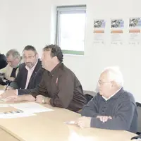Philippe Fabre (qui représentait le président Descœur) et les partenaires du CPH 15 ont dévoilé l’édition 2010.