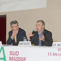 Patrick Bénézit, aux côtés de Denis Costerousse, président d’Elvea Sud MC.