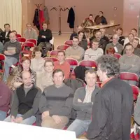 Jean-Pierre Lemarchand a expliqué aux agriculteurs du GVA les évolutions climatiques prévisibles.