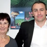 Yannick Fialip et Chantal Cor (présidente de la section laitière de la FDSEA) confiants sur les négociations avec les GMS.