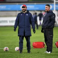 Mathieu Lescure et Maxime Petitjean, juste avant le match face à Béziers.