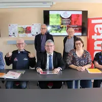 Les responsables du comité départemental et du Sprinter club Aurillac ont pu compter sur le soutien du Département, de la Région et des élus locaux.
