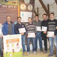 Les agriculteurs cantaliens engagés dans la démarche “Happy fermes” récompensés par la société Obione.
