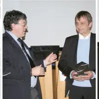 Gilles Chadelat et son épouse ; Alain Prunet félicité par François Lachaze ; Jean-Marc Lhéritier par le Crédit agricole Centre France (Mme Andweiler).