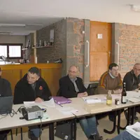 La réunion était animée par Denis Bonneau, conseiller de la Chambre d’agriculture, qui apporte son appui au projet.