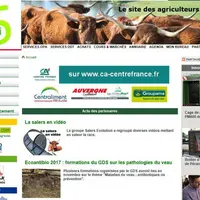La vidéo est largement à l'honneur sur la page d'accueil d'Agri15.