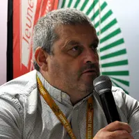 Stéphane Joandel éleveur laitier dans la Loire lors du dernier Sommet de l'Elevage. Il dénonce la politique tarifaire de Lactalis
