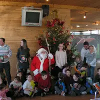 Le Père noël en personne s’est déplacé au Pôle de Lanaud pour rencontrer les salariés agricoles et leurs enfants.