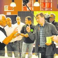Dans tout le Massif central, les éleveurs ont conduit des actions. Ici dans un supermarché cantalien. Et ce n'est pas fini.