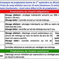 Une vérification de l’adéquation entre les analyses demandées et les besoins réels du cheptel sera effectuée par le vétérinaire en concertation avec l