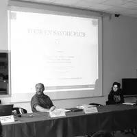 Sur la photo, de gauche à droite : Jessica Gheller, Michel Dissoubray, Isabelle Guegaden-Moreau et Brigitte Jammot.