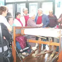 Les anciens ont visité le musée de la tapisserie d'Aubusson.