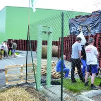 Les agriculteurs mobilisés une fois encore à l'appel de la section laitière de la FDSEA.