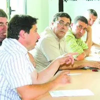 Pascal Lerousseau, éleveur en Creuse (au premier plan) s'est rendu, à plusieurs reprises, à la commission de cotations de Limoges.
