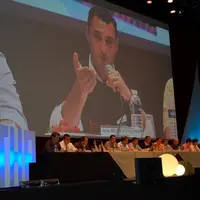 Jean-Michel Schaeffer, président national, a rappelé la responsabilité des JA dans l’accompagnement des jeunes porteurs de projet.