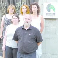 De gauche à droite : Joëlle Jean, Emilie Malleret, Sandrine Couderchon, Adeline Lafond et Pascal Bichon-Morel.